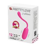 ПЕРЕЗАРЯЖАЕМОЕ ВИБРОЯЙЦО PRETTY LOVE «JULIUS» 12 режимов вибрации - мініатюра 10
