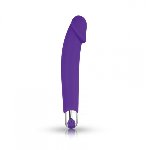 Эффективный вибромассажер Rechargeable IJOY Silicone Dildo - мініатюра 2