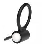 Эрекционное виброкольцо Power Clit Cockring , Black - мініатюра 3