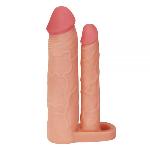 Насадка двойная Add 2" Double Penis Sleeve без вибрации - мініатюра 6