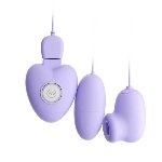 Секс массажёры "Flirting vibrator", цвет фиолетовый, 10 режимов вибрации - мініатюра 3