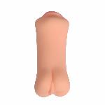 Двухсторонний мастурбатор Вагина-Анус-Рот Real Sex Doll без вибрации - мініатюра 2