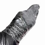 Закрытая насадка на член "Spikes hat", L125 mm, D50 mm - мініатюра 3