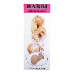 Надувная кукла " BARBI- 3D " с вставкой из киберкожи и вибростимуляцией - мініатюра 5