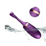 Виброяйцо с пультом ДУ - Vibrating Silicone Love EGG USB - мініатюра 5