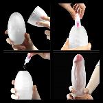 Мастурбатор LoveToy Traning Master Giant Egg Masturbator Blue без вибрации - мініатюра 3