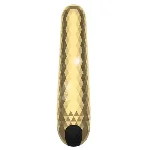 Вибропуля для клитора "Strike", золото, 10 режимов вибрации - мініатюра 1