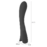 Интенсивный и бесшумный вибратор Amor Vibratissimo G-Vibrator black (Приложение НЕ Функционирует!) - мініатюра 1