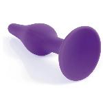 Анальный плаг Silicone Plug Purple - Extra Large - мініатюра 4