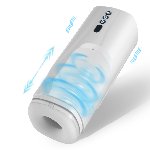 Мастурбатор “Carrie Cup telescopic”, 10 режимовтвибрации, движения вверх/вниз - мініатюра 3