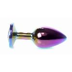 Анальная пробка Boss Series - Jewellery Multicolour PLUG Clear S - мініатюра 5