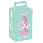 Анальная пробка с вибрацией Vibrating Mini Butt Plug Rose - мініатюра 1