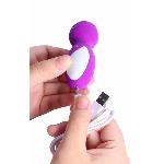 Вибромассажер Dilianni mini massager 10 режимов вибрации  фиолетовый - мініатюра 5