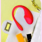 Вагинальное яйцо дистанционное управление "Egg Vibrator", 9 режимов вибрации, красный - мініатюра 5