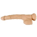 Фалоимитатор Ares Sexy silicone dildo телесный - мініатюра 3