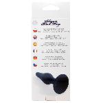 Анальный плаг Silicone Plug Black - Large - мініатюра 4