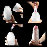 Мастурбатор LoveToy Traning Master Giant Egg Masturbator Red без вибрации - мініатюра 3