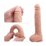 Фаллоимитатор на присоске Baile Beautiful DICK 10.6'' Flesh - мініатюра 9