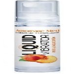 Стимулирующий лубрикант от Amoreane Med: Liquid vibrator - Peach ( жидкий вибратор ), 10 ml - мініатюра 1