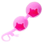 Вагинальные шарики Pink Star цвет розовый - мініатюра 1