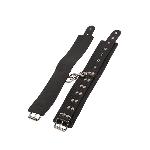 Оковы Leather Restraints Leg Cuffs, Black - мініатюра 2