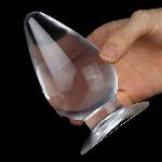 Анальная пробка конической формы 4.5'' Flawless Clear Anal Plug, Clear - мініатюра 4