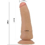 Фаллоимитатор на присоске, с эффектом скользящей кожи LyBaile - Tiemeyer Sliding Skin 9,8”, BW-008127LP - мініатюра 3