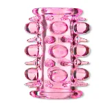 Насадка стимулирующая BOSS Stretchy Sleeve Pink - мініатюра 1