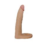 Телесная насадка для двойного проникновения 7" The Ultra Soft Double - мініатюра 2