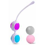Набор вагинальных шариков  Kegel Ball Set микс цветов - мініатюра 3