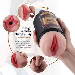 Мастурбато- вагина бутылка "Vagina Realistic Wine Bottle" без  вибрации телесный - мініатюра 6