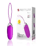 Перезаряжаемое виброяйцо PRETTY LOVE - Benson - мініатюра 1