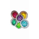 Презервативы ONE Color Sensations (разноцветные)(по 1 шт)(упаковка может отличаться цветом и рисунко - мініатюра 6