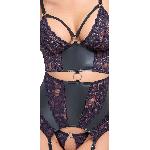 Сексуальный кружевной корсет Set Cottelli LINGERIE Размер S - мініатюра 4