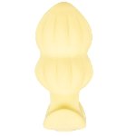 Анальная пробка с вибрацией Vibrating Mini Butt Plug Yellow - мініатюра 7
