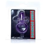Эрекционное вибро кольцо BOSS Rabbit Vibro Cock Ring Purple - мініатюра 7