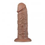 Фаллос гигант на присоске 10.5'' King-sized Dildo, Brown - мініатюра 2