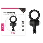 Эрекционное кольцо Power Clit Cockring, Black - мініатюра 1