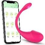 Вагинальное виброяйцо "Egg Vibrator", смарт управление, цвет розовый, 9 режимов вибрации - мініатюра 1