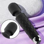 Вибратор микрофон «Black Microphone», 20 режимов вибрации ,черный - мініатюра 5