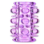 Насадка стимулирующая BOSS Stretchy Sleeve Purple - мініатюра 1