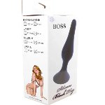 Анальный плаг Silicone Plug Black - Small, BS6400092 - мініатюра 6