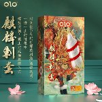 Презерватив OLO с усиками + шарик "Kirin Spiny condom" (1 презератив + 1 шарик) - мініатюра 1