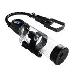 Вакуумная помпа с вибрацией Boss Series: Powerpump MASTER Vibrating - Black&Clear - мініатюра 6