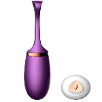 Виброяйцо с пультом ДУ - Vibrating Silicone Love EGG USB - мініатюра 1