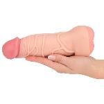 Мастурбатор-насадка 2 IN 1 Nature Skin Extension + Masturbator (Вагина) - мініатюра 4