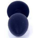 Силиконовая анальная пробка Boss Series - Jewellery Black Silicon PLUG Small Pink S - мініатюра 5