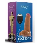 Вибратор на присоске EGZO Ciberskin DVR001 ( 20 см х 4,5 см ) - мініатюра 3