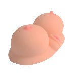 Мастурбатор Грудь-Вагина "Ashery Big Sexy Breast" без вибрации телесный - мініатюра 3