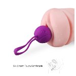 Набор вагинальных шариков Pleasure Violet - мініатюра 9